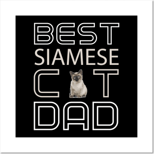 Best Siamese Cat Dad Posters and Art